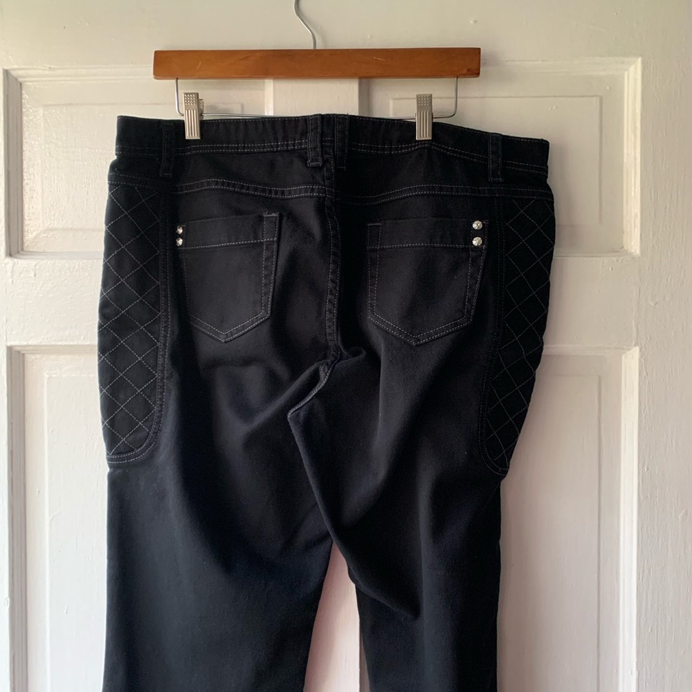 Te Amo Black Zipper Jeans - Picture 2 of 4
